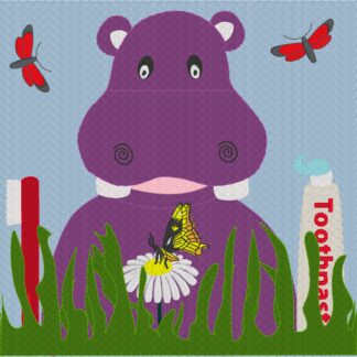 Hippo teeth brushing page - ITHWL