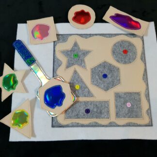 Shapes and colour matching page