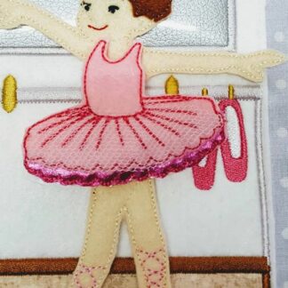 Ballet dancers 8x8 quiet book pages - ITHWL