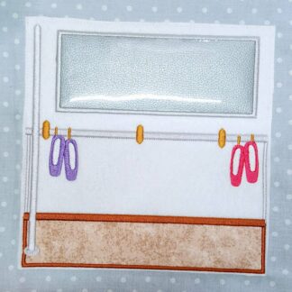 Ballet dancers 8x8 quiet book pages - ITHWL