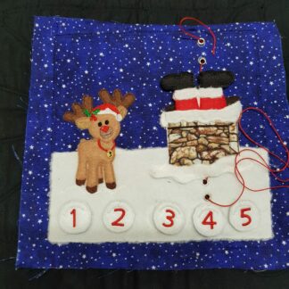 Santa is coming - Single Quiet book page - Including SVG files