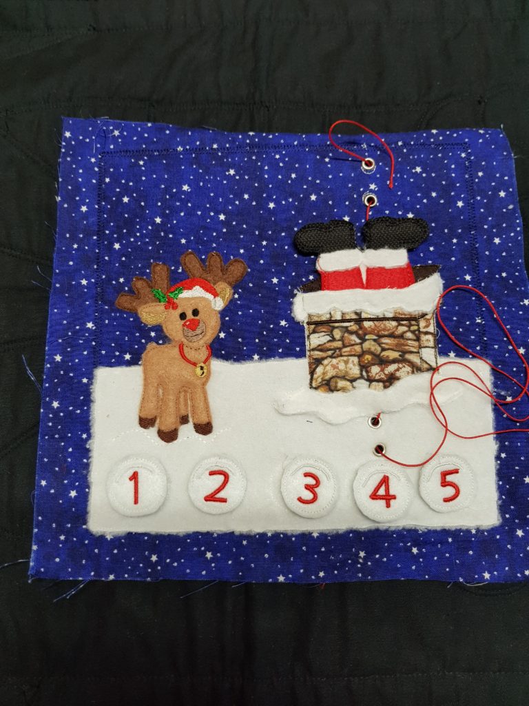 Santa is coming - Single Quiet book page - Including SVG files