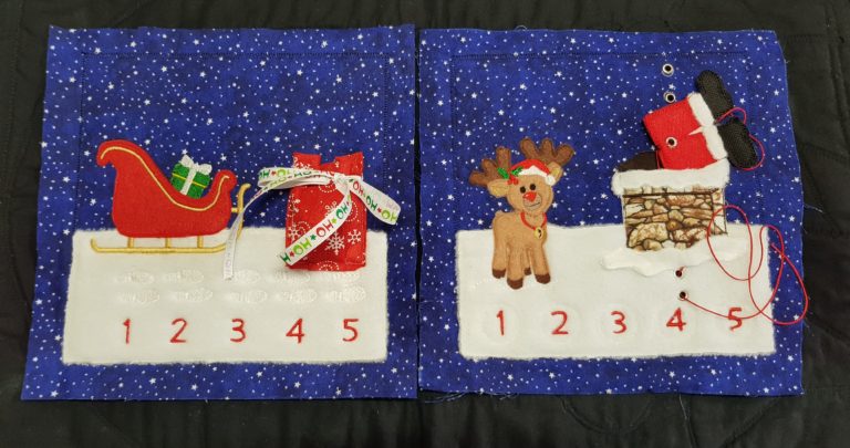 Santa is coming - Quiet book pages - Including SVG files