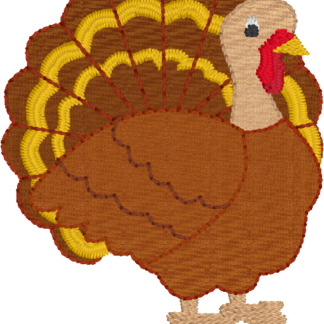 Thanksgiving turkey feltie