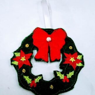 Christmas wreath 4x4 - ITHWL
