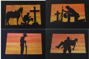 Aussie Soldiers silhouette - ITHWL