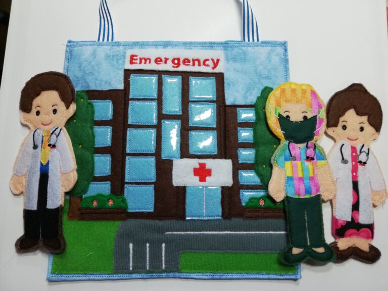 Hospital busy bag 8x8 - ITHWL