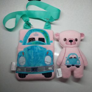 Fosta bear car carry bag  5x7- ITHWL