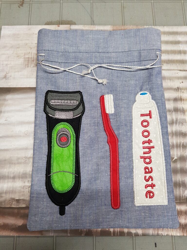 Men's toiletries applique - ITHWL