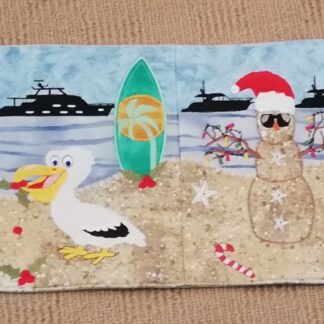 Santa table runner 7.5x11 - ITHWL