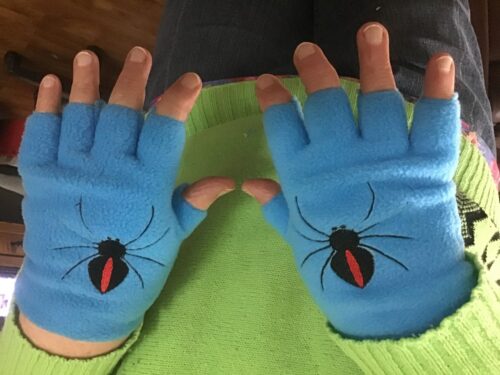 Fingerless gloves spider - ITHWL