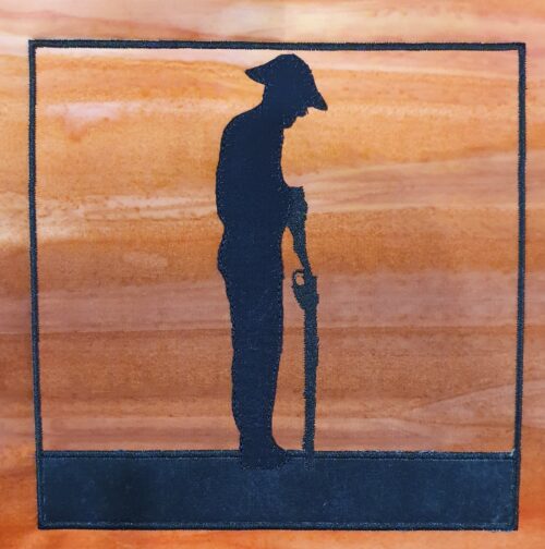 Aussie lone soldier silhouette - ITHWL