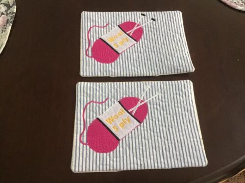 Knitting cup coaster - ITHWL