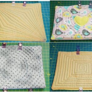 Cup coasters quilting - ITHWL