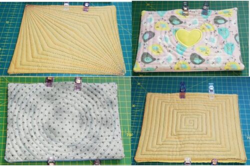 Cup coasters quilting - ITHWL
