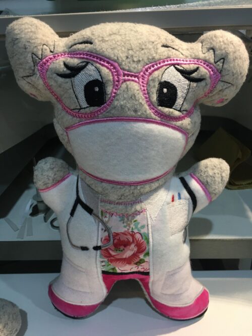 Fosta bear Dr girl mask 7.5x11 - ITHWL