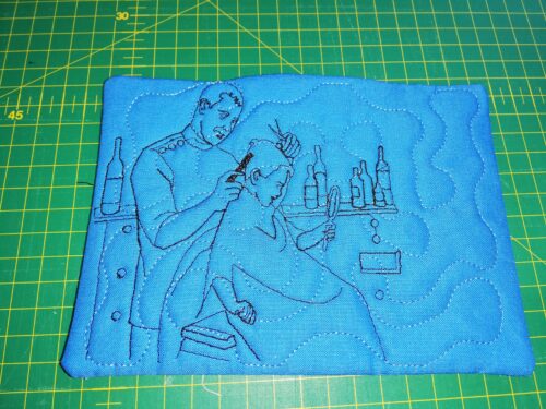 Barber cup coaster - ITHWL