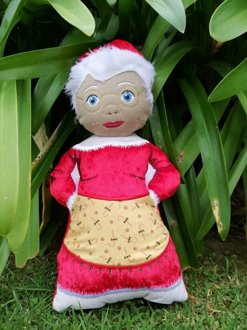Mrs Claus Santa doll 7.5x11 - ITHWL