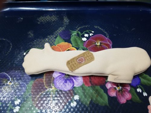 Toddler bandaid arm and leg - ITHWL