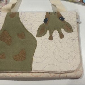 Giraffe zipper flap bag - ITHWL