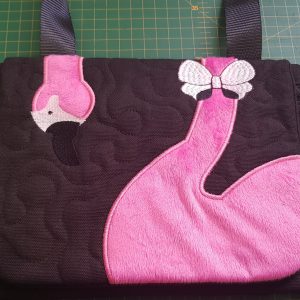 Flamingo bag flap - ITHWL