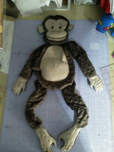 Chimpanzee stuffie - ITHWWL