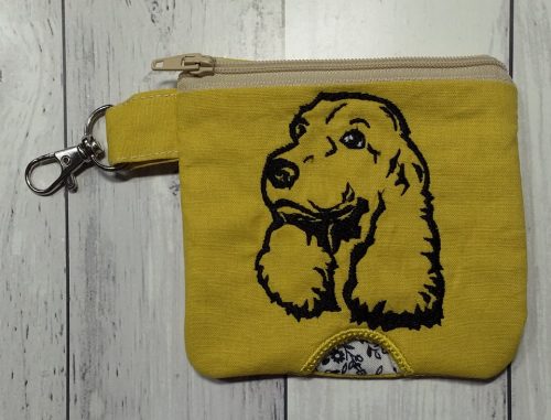 Cocker spaniel bottom opening poo bag - ITHWL