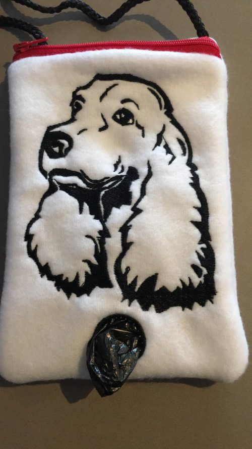 Cocker spaniel phone poo bag - ITHWL