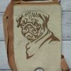 Pug bottom opening Poo bag 6x10 - ITHWL