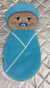Liam swaddle doll - ITHWL
