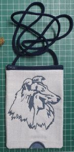 Collie phone Poo bag 6x10 - ITHWL