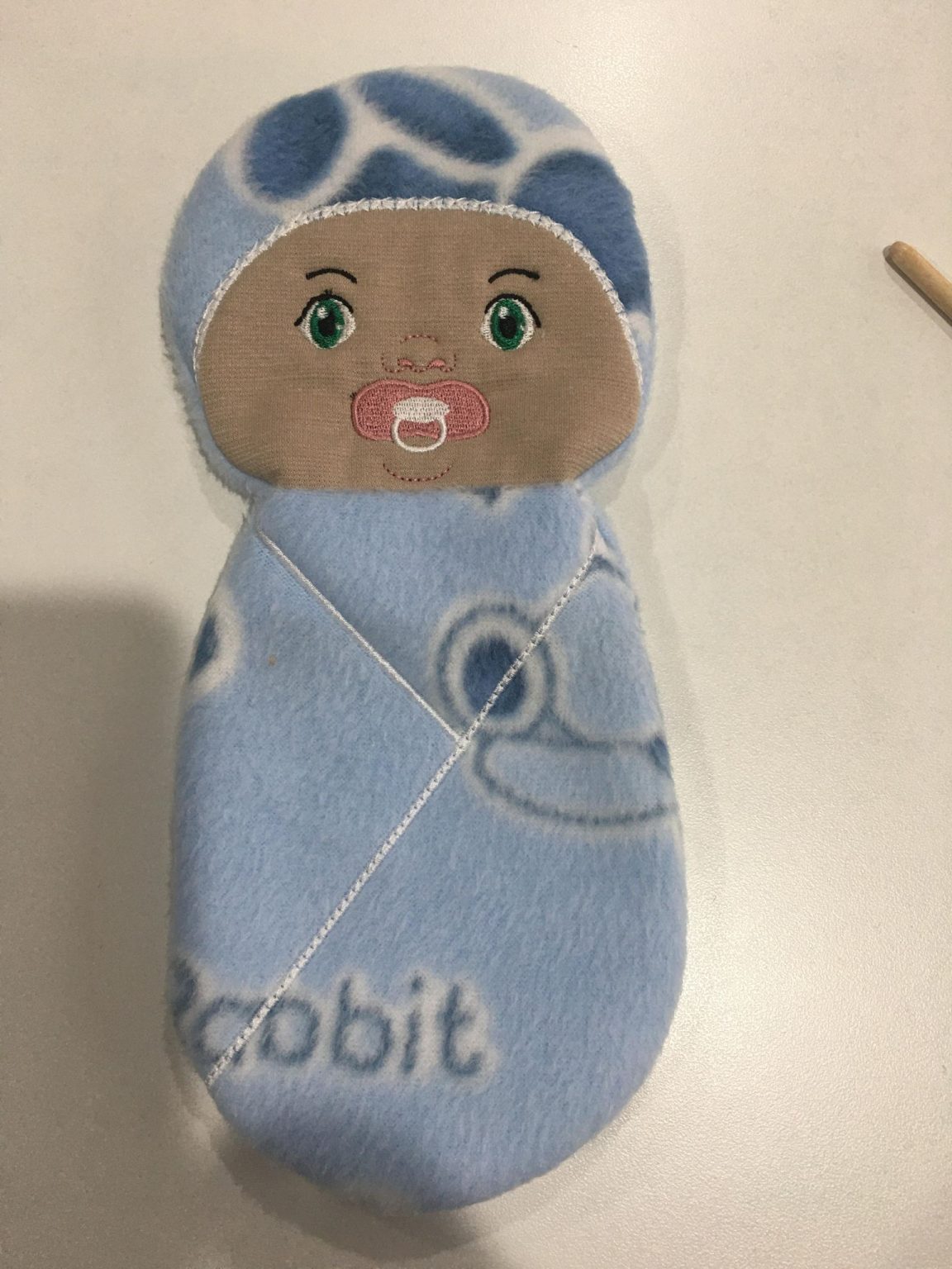 Baby swaddle doll Coral design files set ITHWL In the Hoop with Lee