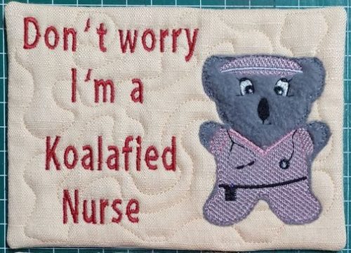Koalafied Nurse cup coaster - ITHWL