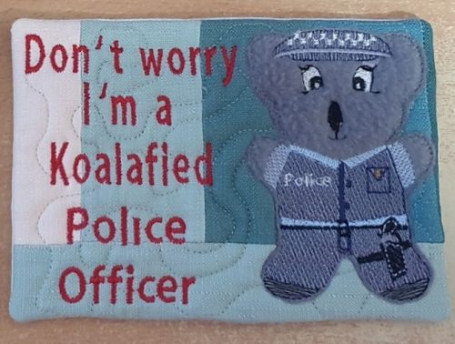 Koalafied Police cup coaster - ITHWL