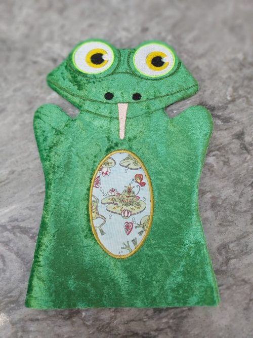 Frog hand puppet - ITHWL