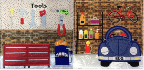 Car stitched and tools - ITHWL