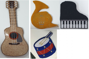 Music room felties - ITHWL