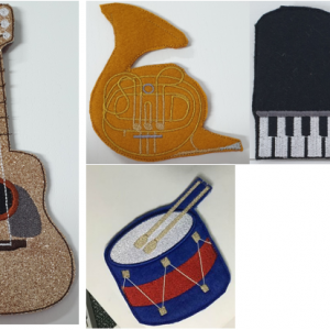 Music room felties - ITHWL