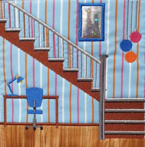 Stairs with desk - ITHWL