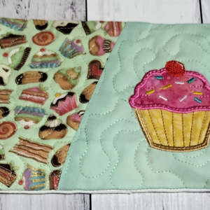 Split cupcake coaster ENVELOPE - ITHWL