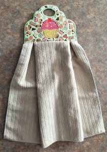 Cupcake towel topper - ITHWL