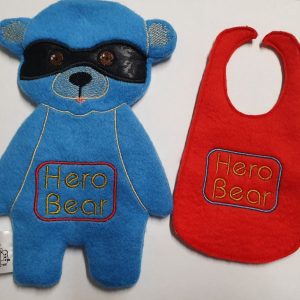 Hero bear & cape - 7.5x11 - ITHWL