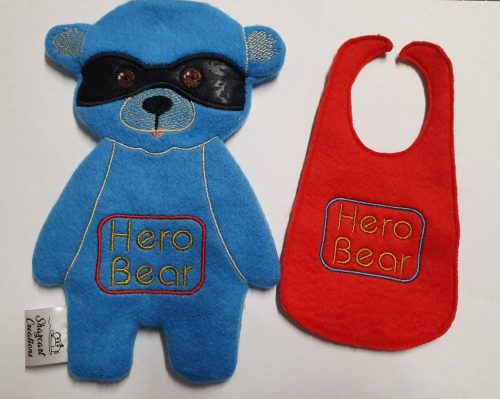 Hero bear & cape - 7.5x11 - ITHWL
