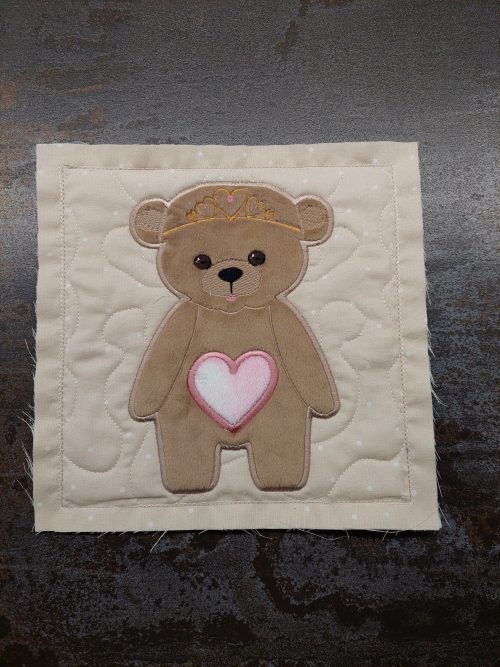 Little Bear crown applique - ITHWL