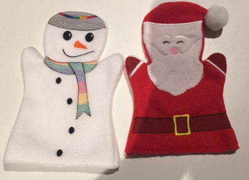 Christmas hand puppets - ITHWL