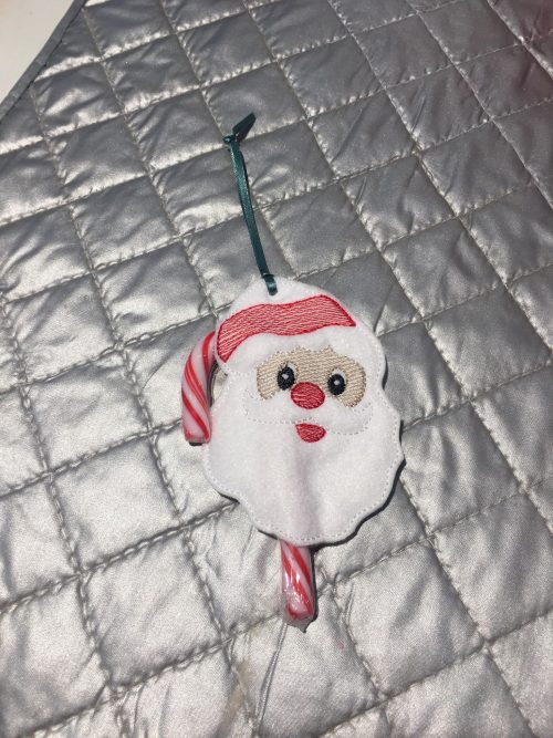 Santa Candy cane holder - ITHWL