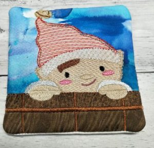 Elf peeker coaster - ITHWL