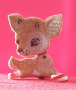 Baby deer candy cane holder - ITHWL