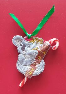 Koala candy cane holder - ITHWL