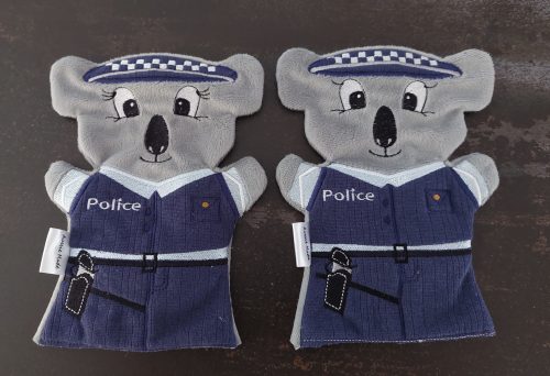 Police koala hand puppet - ITHWL